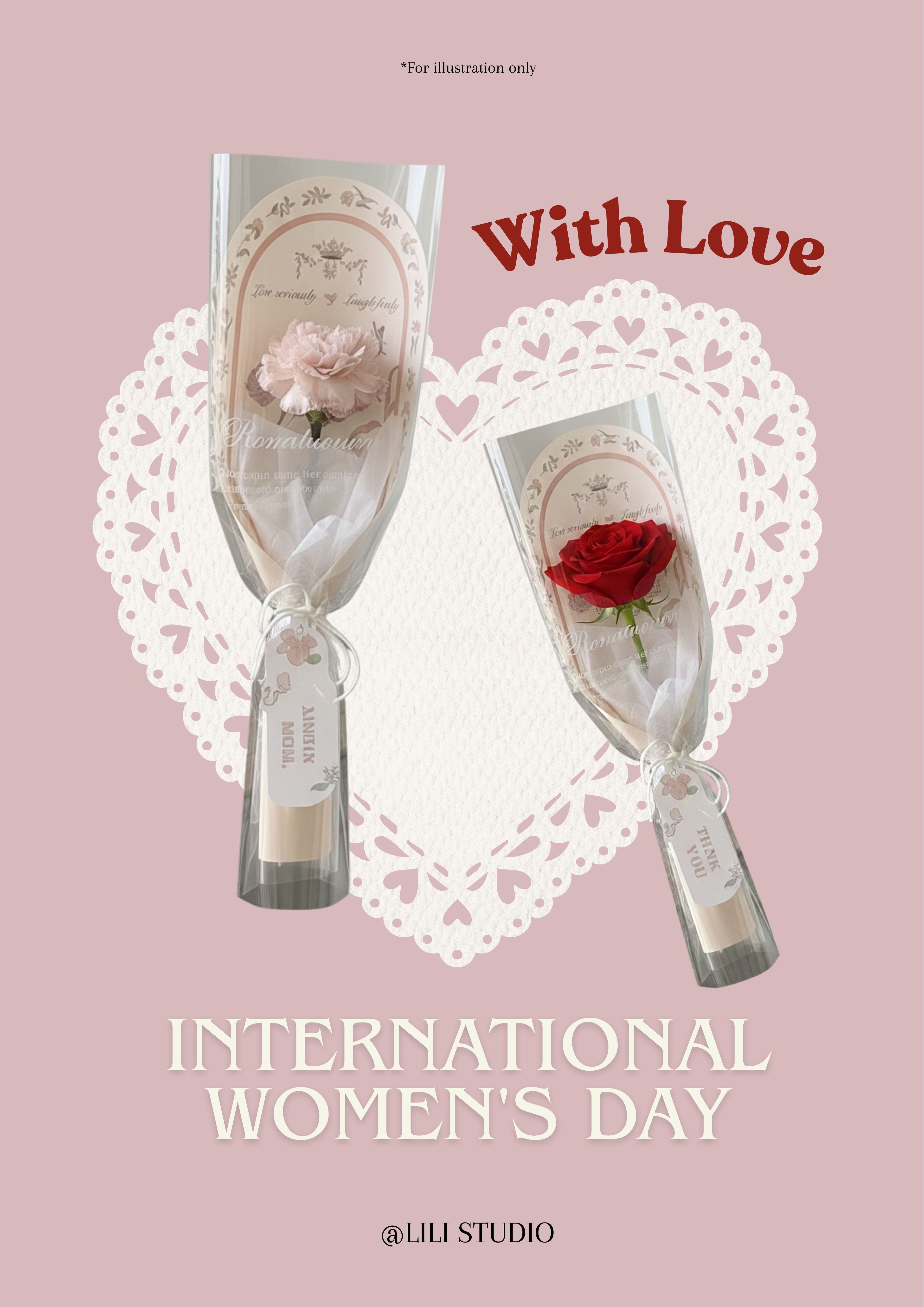 Single Stalk Rose / Carnation